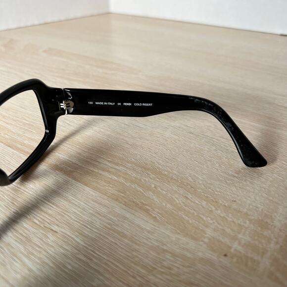 Fendi FS5008 001 Sunglasses Polished Black Frames Only 56-16-130 Italy main image 6
